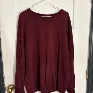 Lululemon Athletica Maroon Sweatshirt